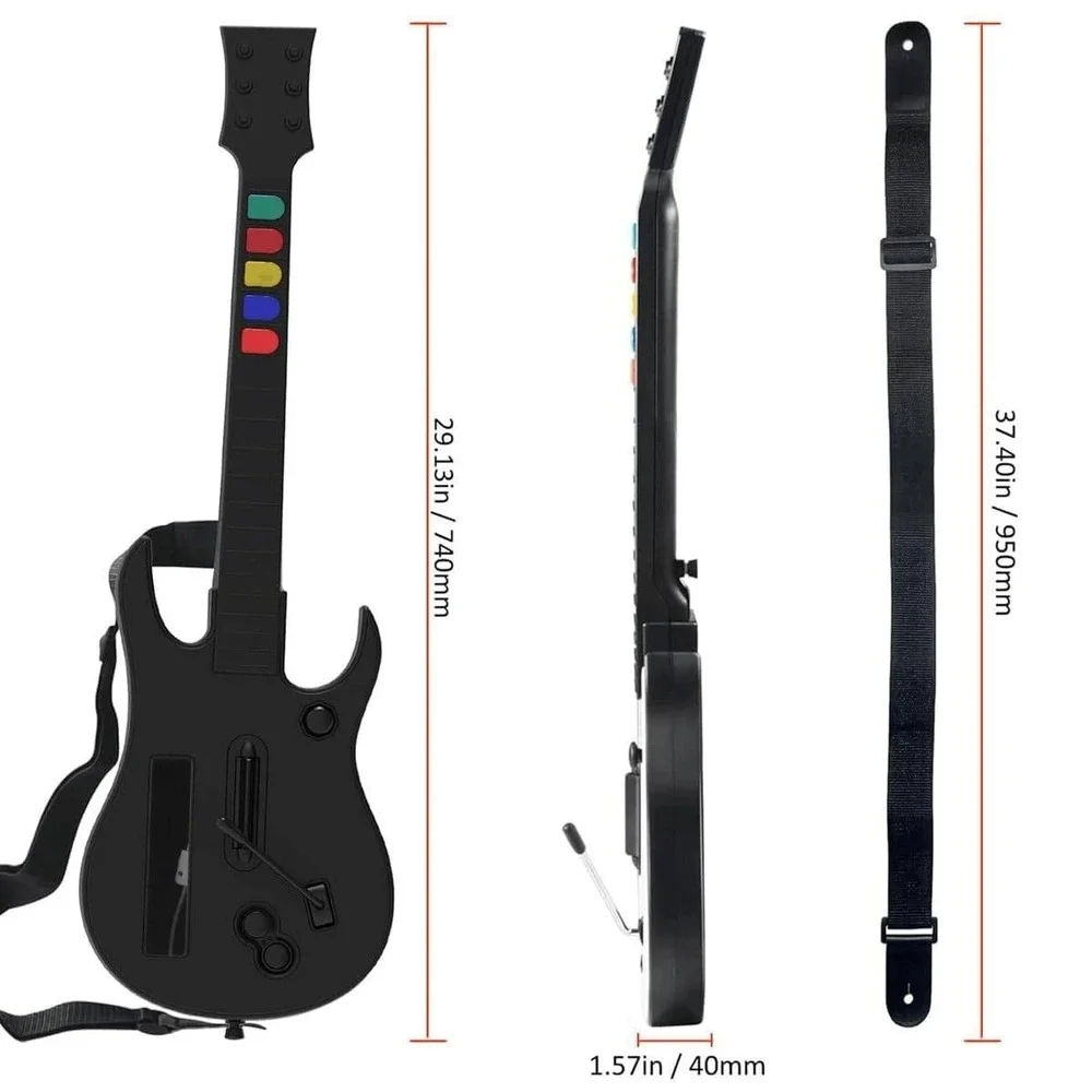 Gametime‎ Buddies Wireless Guitar for Nintendo Wii Games Guitar Hero & Rock Band
